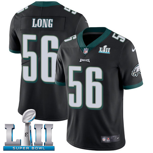 Eagles 56 Chris Long Black Youth 2018 Super Bowl LII Vapor Untouchable Player Limited Jersey
