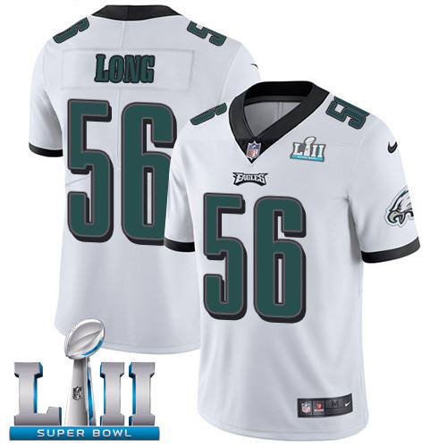 Eagles 56 Chris Long White 2018 Super Bowl LII Vapor Untouchable Player Limited Jersey