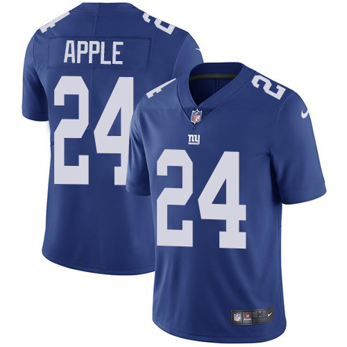Giants 24 Eli Apple Blue Vapor Untouchable Player Limited Jersey