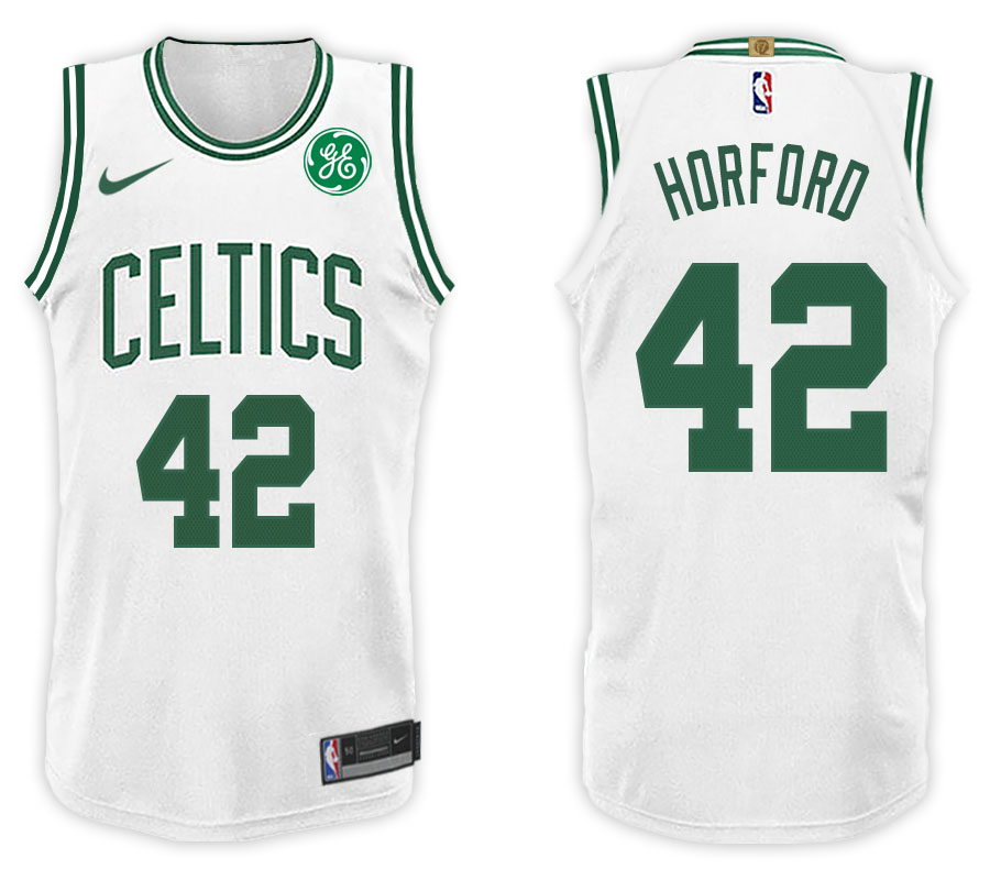 NBA Boston Celtics #42 Al Horford Jersey 2017 18 New Season White Jersey