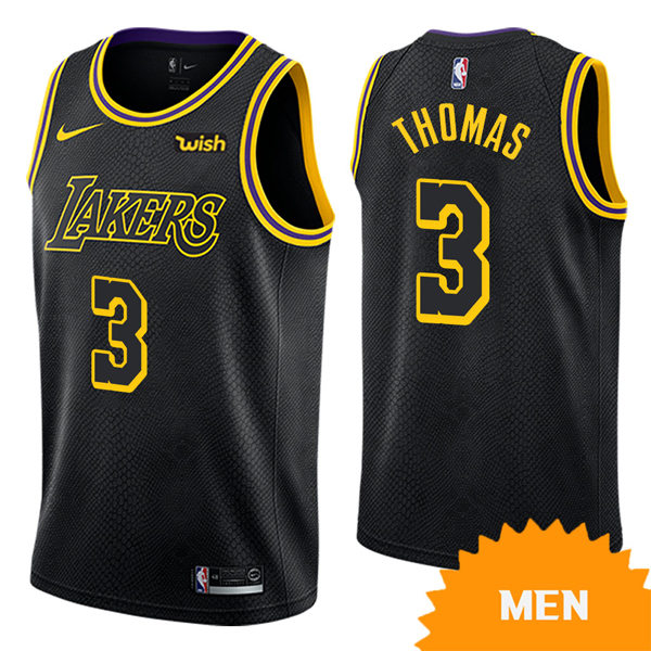  NBA Los Angeles Lakers #3 Isaiah Thomas Jersey 2017 18 New Season City Edition Jersey