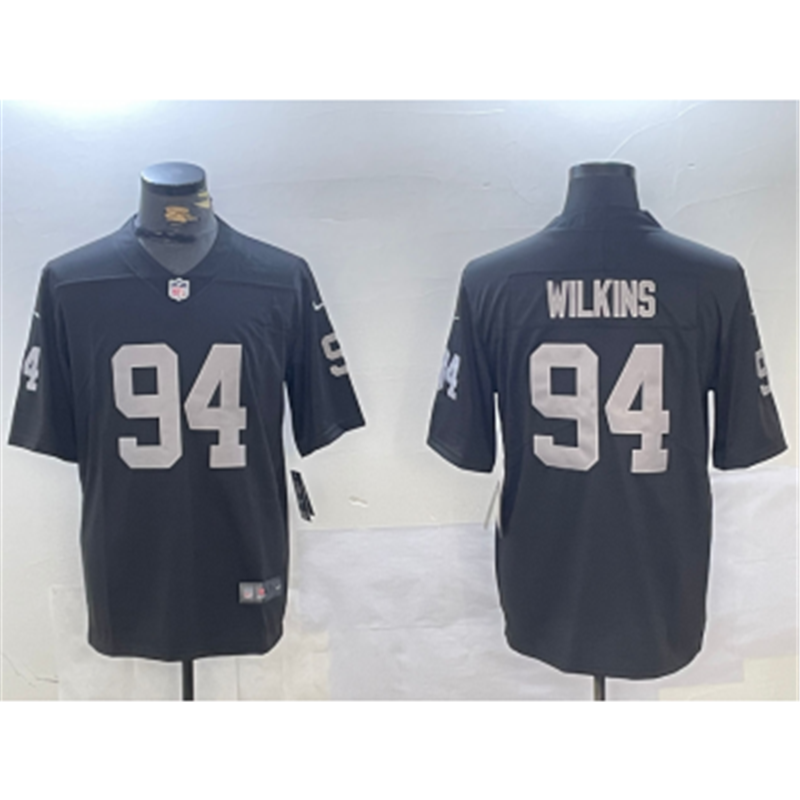 Nike Raiders 94 Wilkins Black Vapor Untouchable Limited Jersey