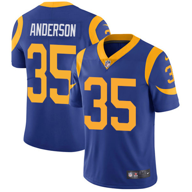 Rams 35 C.J. Anderson Royal Vapor Untouchable Limited Jersey