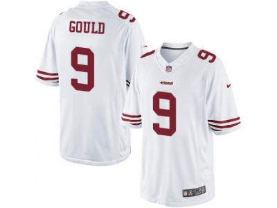 San Francisco 49ers 9 Robbie Gould Limited White NFL Jersey