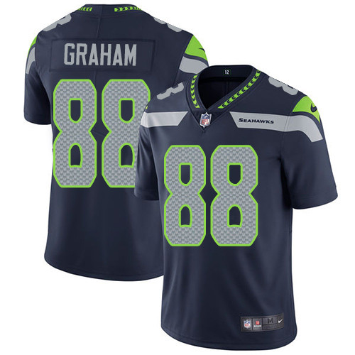 Seahawks 88 Jimmy Graham Navy Vapor Untouchable Player Limited Jersey