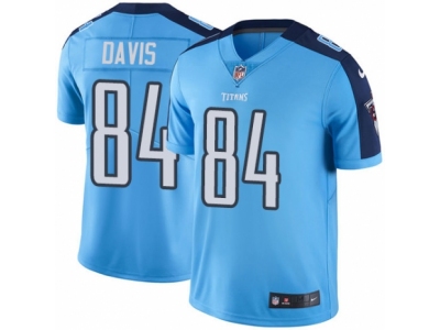 Tennessee Titans 84 Corey Davis Limited Light Blue Rush NFL Jersey