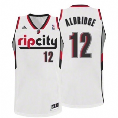 Portland Trail Blazers #12 LaMarcus Aldridge Rip City Revolution 30 Swingman Jersey