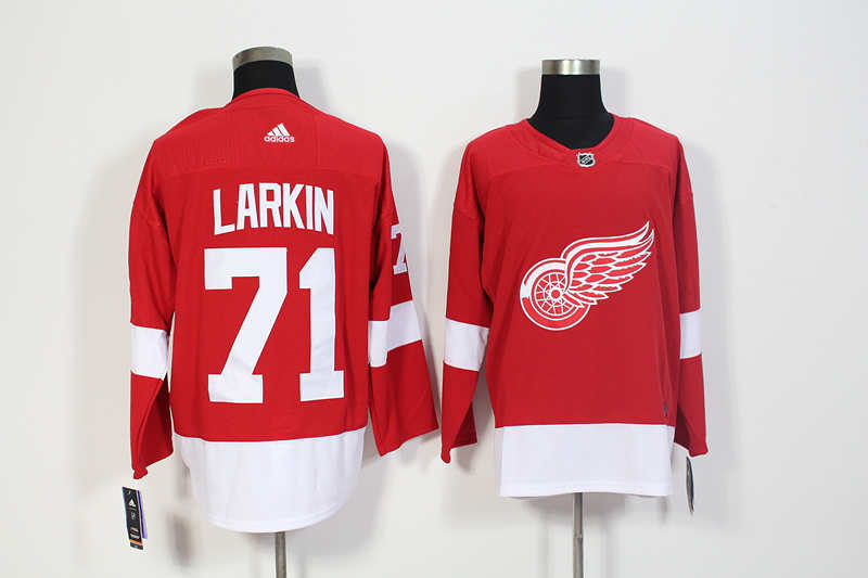 Red Wings 71 Dylan Larkin Red  Jersey