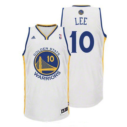 Golden State Warriors #10 David Lee Revolution 30 Swingman Home Jersey