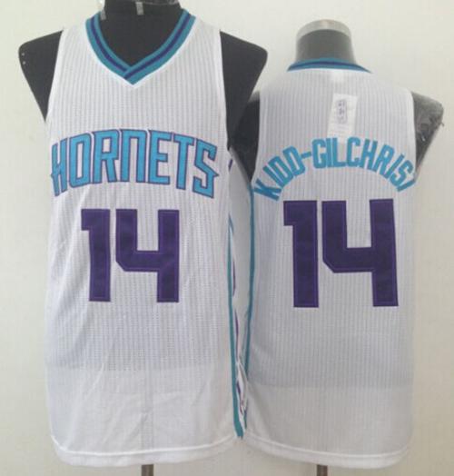 Revolution 30 Hornets #14 Michael Kidd Gilchrist White Stitched NBA Jersey